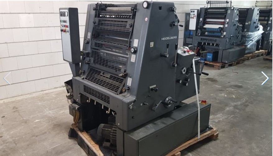 Used printing machinery